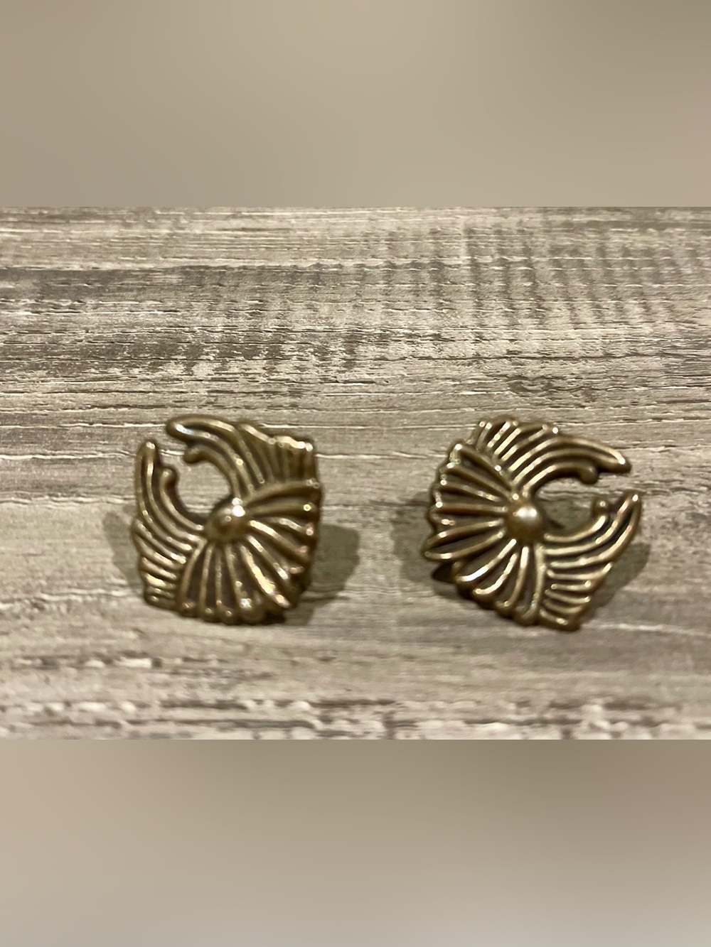 Vintage Art Deco/Nouveou Ear Clips
